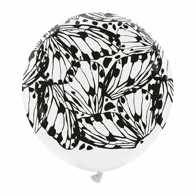 BCT 24&quot; B&amp;W Butterfly (1 Per Bag)
