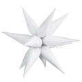 White Starburst Balloons 40&quot;