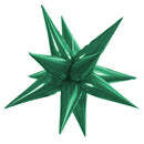 Green Starbust Balloons 40&quot;