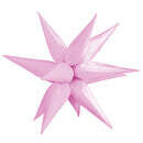 Light Pink Starburst Balloons 40"