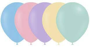 Balloonia 12&quot; Pastel Matte Assorted (50 per Bag)