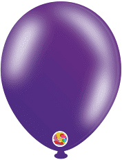 Balloonia 12" Metallic Purple (50 Per Bag)