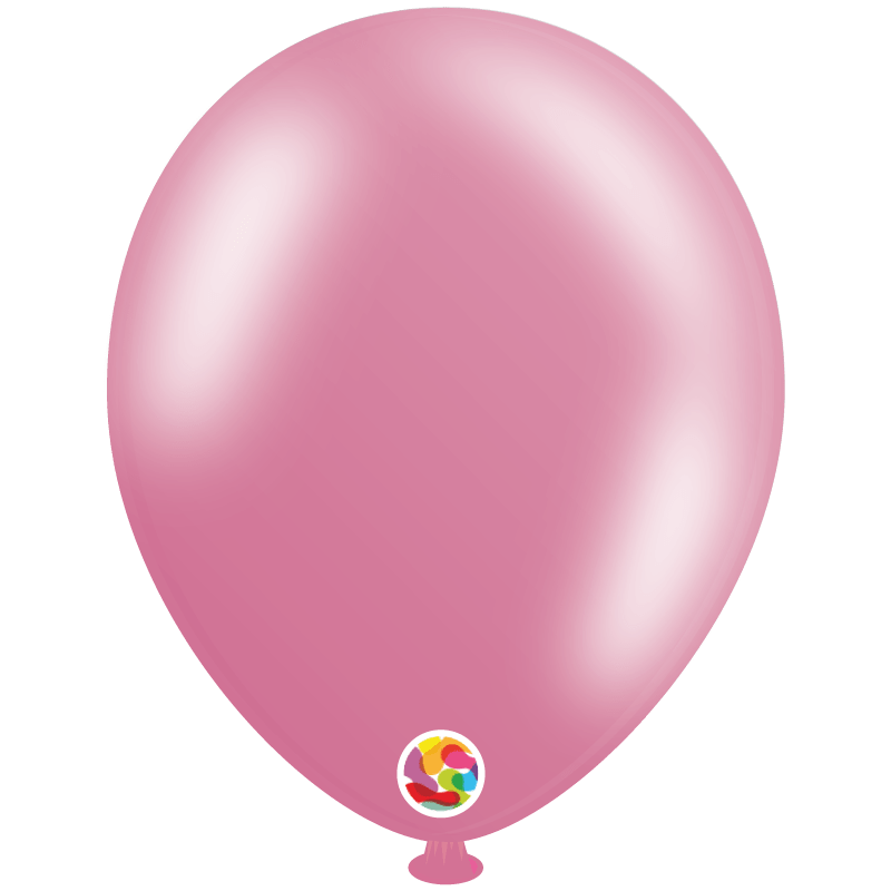Balloonia 5" Metallic Pink (100 Per Bag)