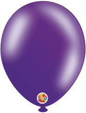 Balloonia 5" Metallic Purple (100 Per Bag)