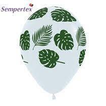 12” Sempertex Clear Leaf (50 Per Bag)