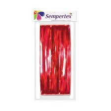 Sempertex Metallic Curtain Red
