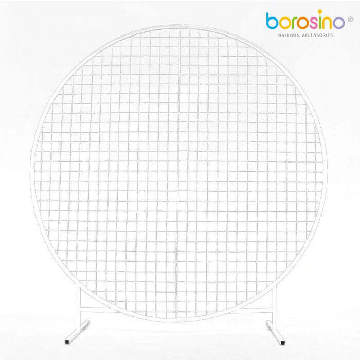 Borosino B458-2 Metal Round Arch Gridded
