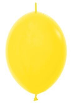12" Sempertex Yellow Link-O-Loon (50 Per Bag)