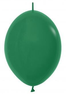 12&quot; Sempertex Forest Green Link-O-Loon (50 Per Bag)