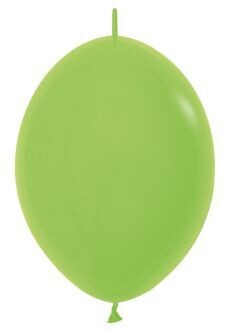 6" Sempertex Lime Green Link-O-Loon (50 Per Bag)