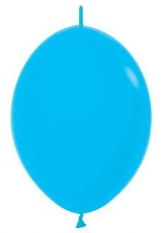 6&quot; Sempertex Fashion Blue Link-O-Loon (50 Per Bag)