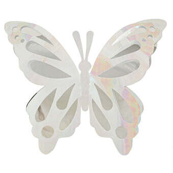 Butterfly White/Silver (*Pick Size)