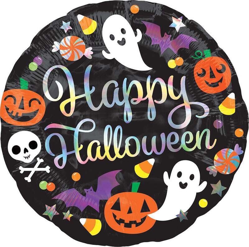 Halloween Friends Round Foil Balloon 18in