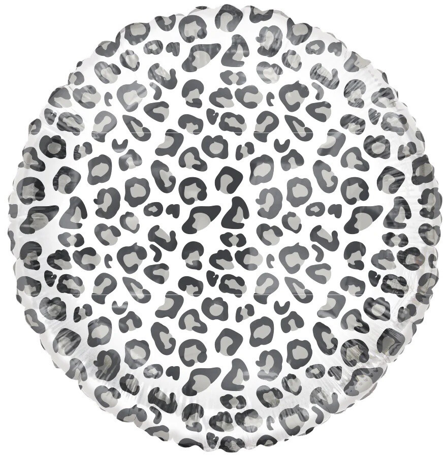 Tuftex 18" Leopard Balloon Gray