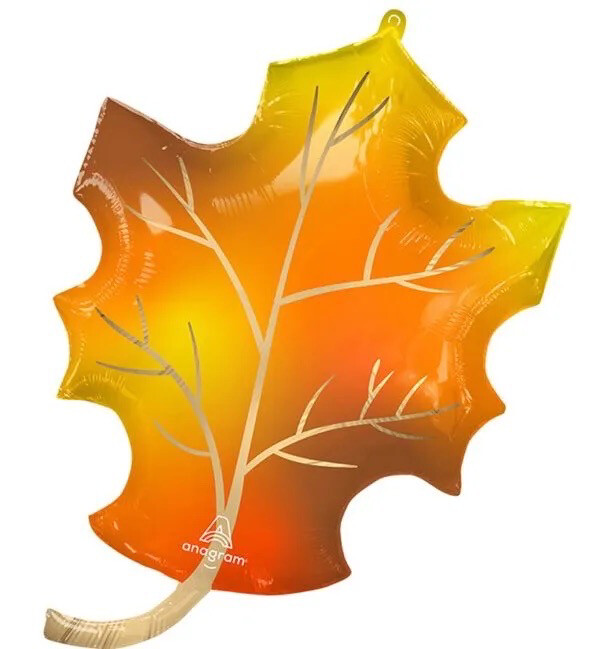 Anagram 34&quot; Satin Infused Fall Leaf