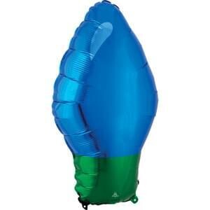 Anagram 22" Blue Christmas Light Bulb