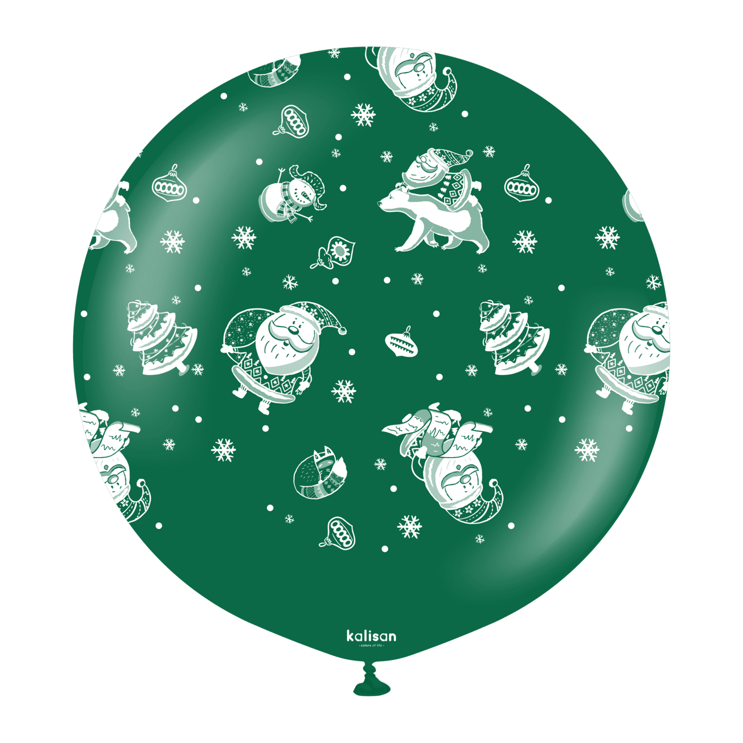Kalisan 24&quot; Christmas Santa Claus Green