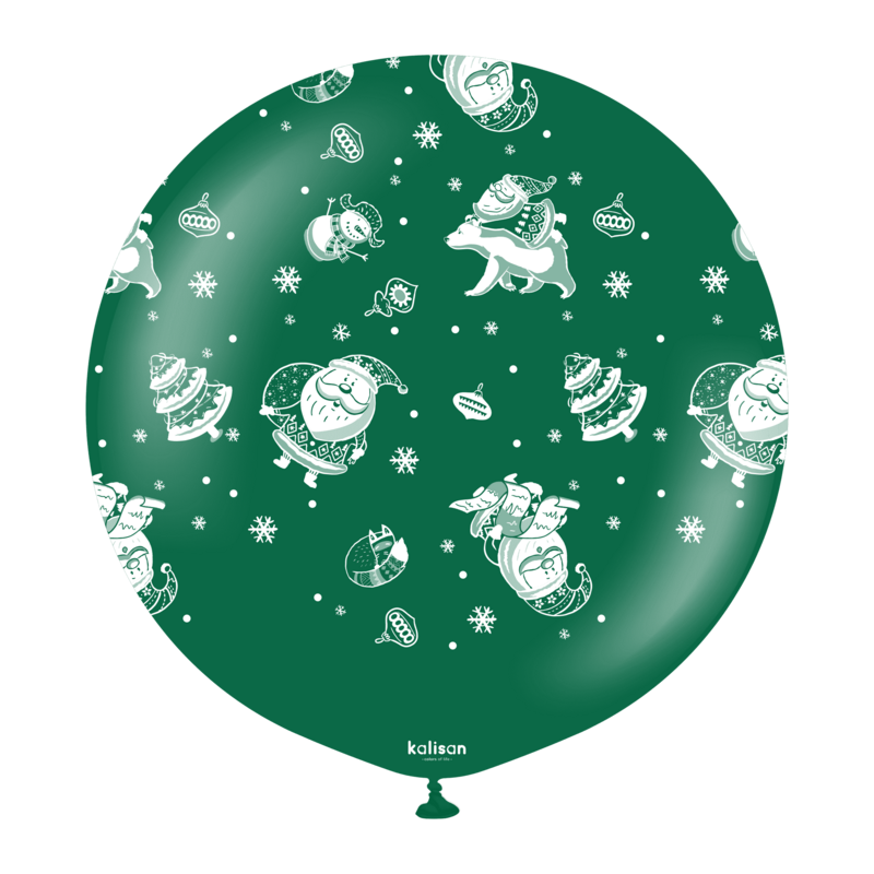 Kalisan 24&quot; Christmas Santa Claus Green