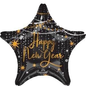 Anagram 28" Happy New Year Midnight Star