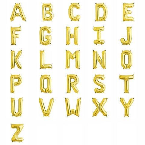 16" Gold Letter (Choose Letter)