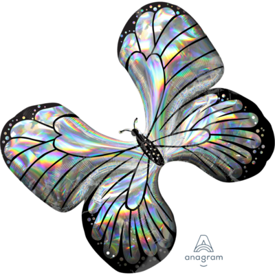 Anagram 30" Iridescent Butterfly Balloon