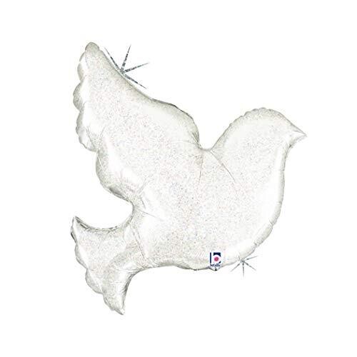 Betallic 34&quot; Pearl White Dove Balloon