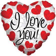 ConverUSA 18" I Love You Heart Balloon