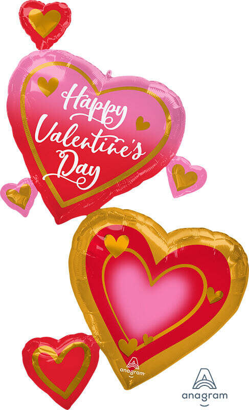 Anagram 58&quot; Happy Valentine&#39;s Day Balloon