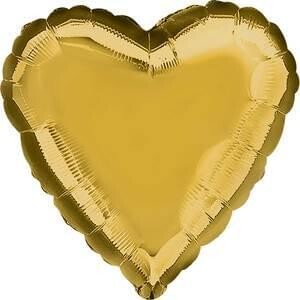 Anagram 18" Metallic Gold Heart