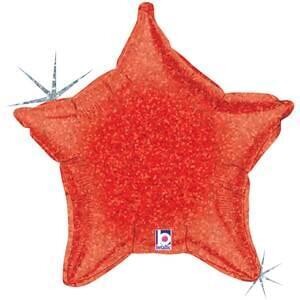 Betallic 21" Red Holographic Star