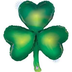Betallic  38&quot; Opal Shamrock Holographic Shape
