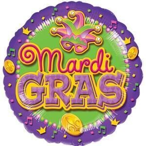 Anagram 18" Mardi Gras M&D