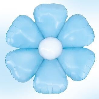Daisy Balloon- Light Blue (Choose Size)