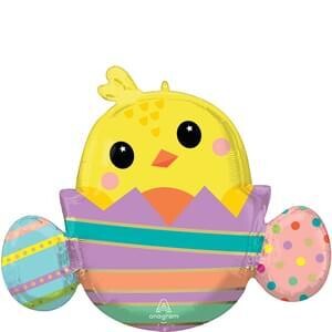 Chicky In Striped Egg Super Shape