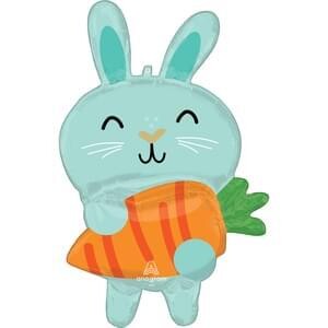 Minty Bunny With Carrot Super Shape