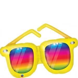 Qualatex 42" Rainbow Striped Sunglasses