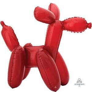 Anagram Red Balloon Dog 19"