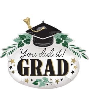 Satin 34” You Did It Ivy Grad Super Shape