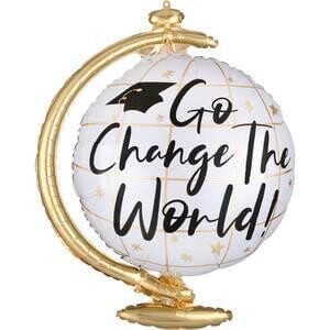 23&quot; Go Change The World Globe Super Shape