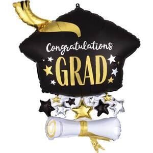 Satin Infused Cap &amp; Diploma Super Shape