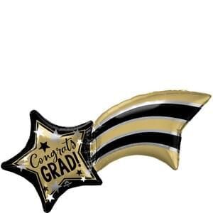 Gold Silver Black Grad Shooting Star Super Shape
