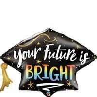 41" Your Future Is Bright Grad Cap
