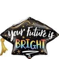 41&quot; Your Future Is Bright Grad Cap