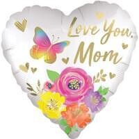 Love Mom Satin Floral Jumbo