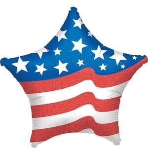 19&quot; Patriotic Star Shape