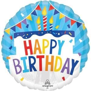 18&quot; Happy Birthday Tiered CAke