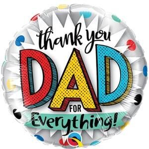 Thank you Dad For Everything Round Mini