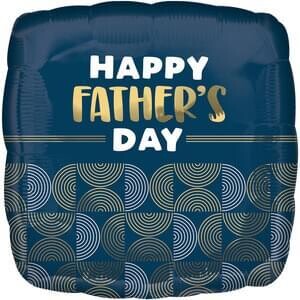 18&quot; Happy Father&#39;s Day Ribbed Lines