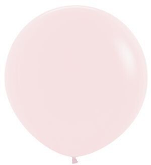 36&quot; Sempertex Pastel Matte Pink (2 Per Bag)