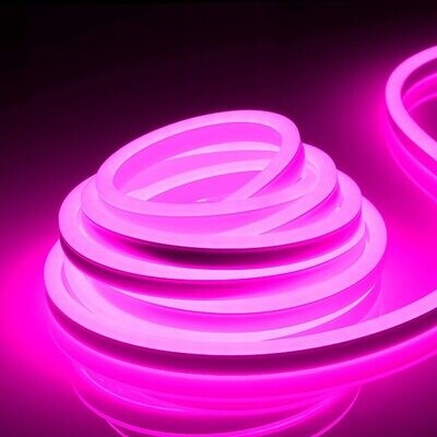 Pink LED Light Rope (Choose Size)